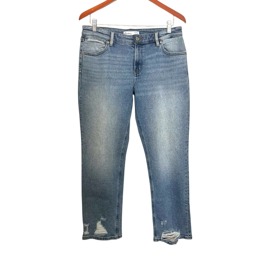 KanCan•Boyfriend Distressed High Rise Jeans